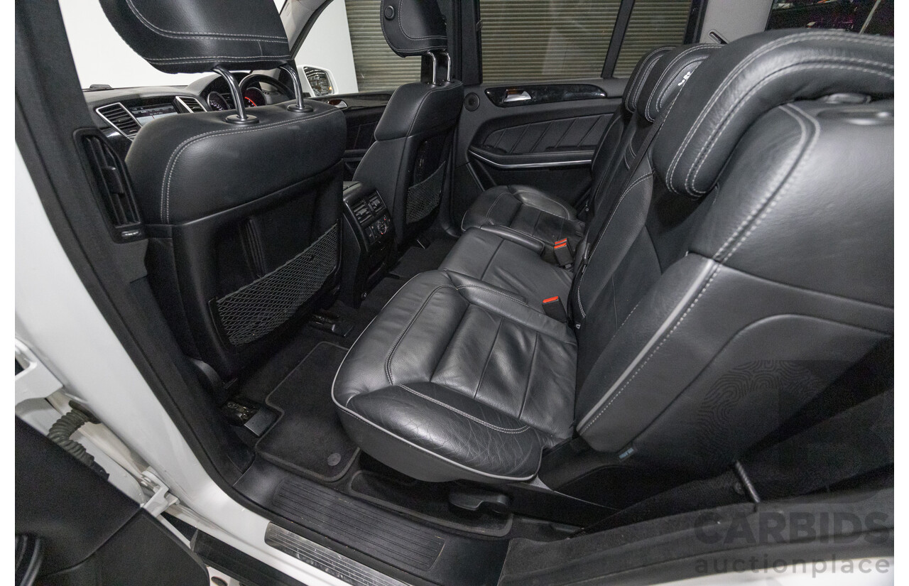 12/2013 Mercedes-Benz GL 350 Bluetec (AWD) X166 4d Wagon Polar White Turbo Diesel V6 3.0L - 7 Seater