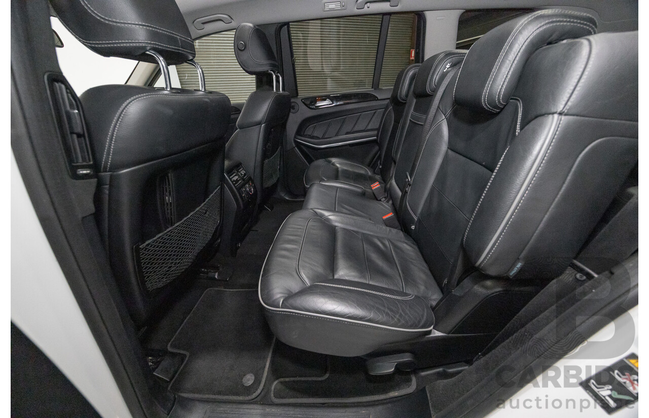 12/2013 Mercedes-Benz GL 350 Bluetec (AWD) X166 4d Wagon Polar White Turbo Diesel V6 3.0L - 7 Seater