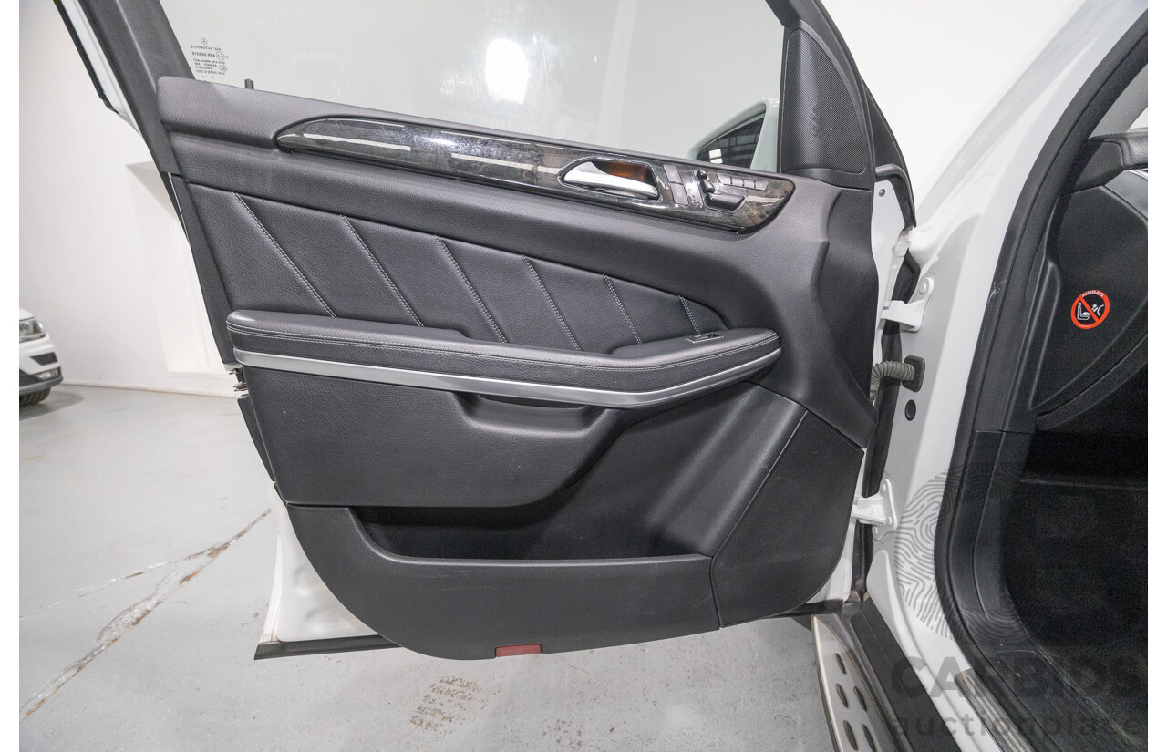 12/2013 Mercedes-Benz GL 350 Bluetec (AWD) X166 4d Wagon Polar White Turbo Diesel V6 3.0L - 7 Seater