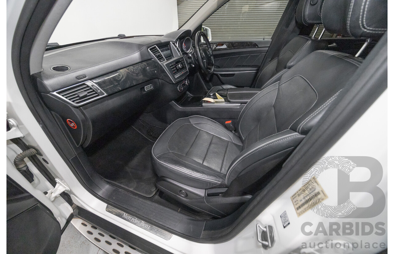 12/2013 Mercedes-Benz GL 350 Bluetec (AWD) X166 4d Wagon Polar White Turbo Diesel V6 3.0L - 7 Seater