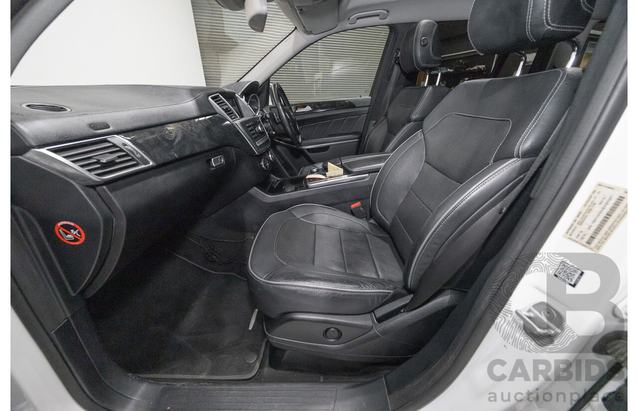 12/2013 Mercedes-Benz GL 350 Bluetec (AWD) X166 4d Wagon Polar White Turbo Diesel V6 3.0L - 7 Seater