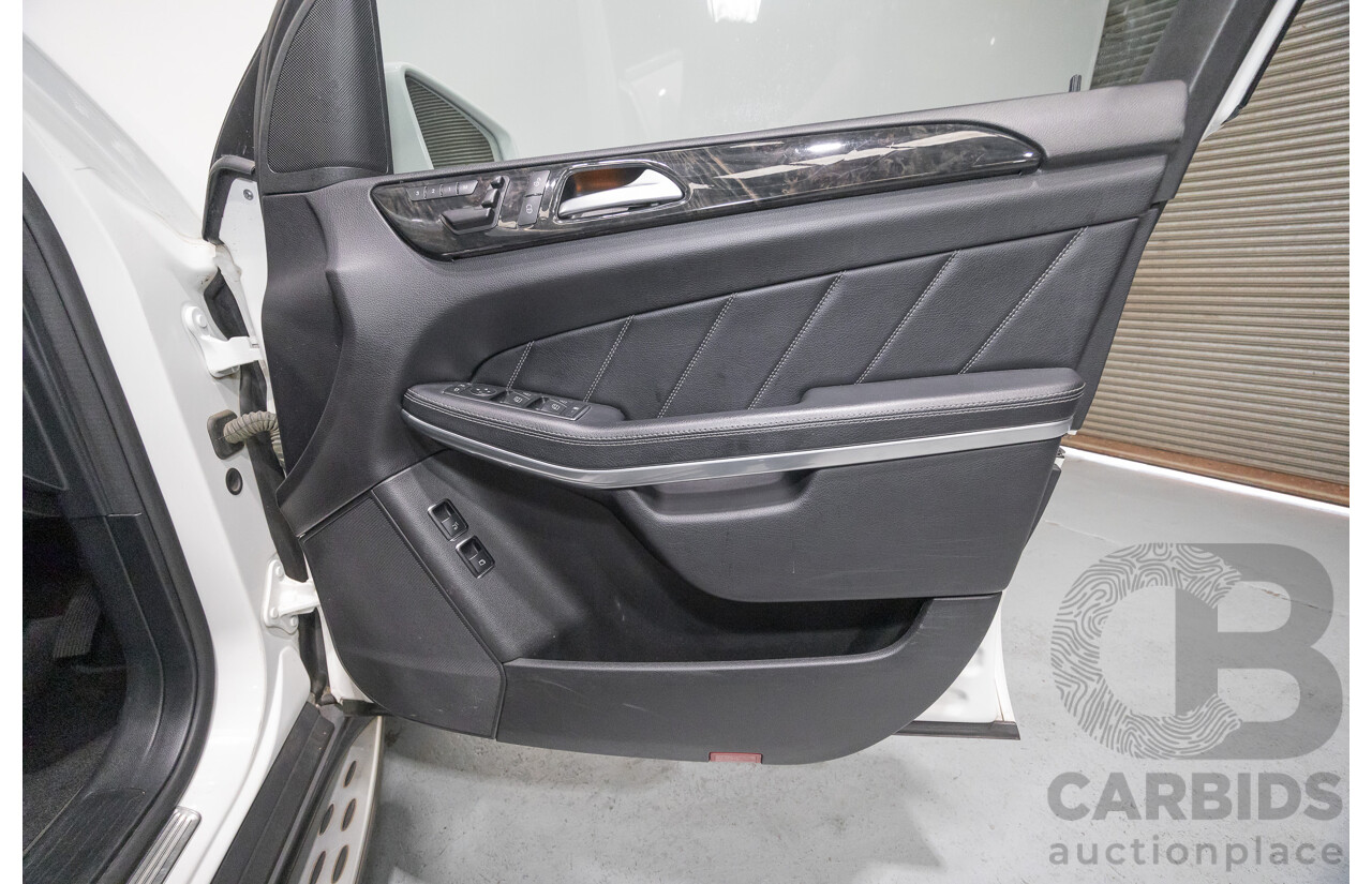 12/2013 Mercedes-Benz GL 350 Bluetec (AWD) X166 4d Wagon Polar White Turbo Diesel V6 3.0L - 7 Seater
