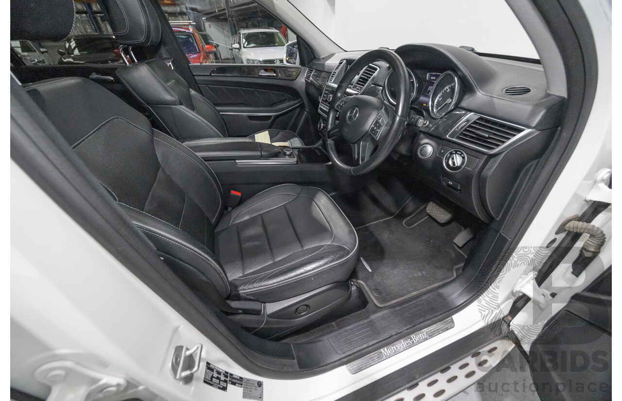 12/2013 Mercedes-Benz GL 350 Bluetec (AWD) X166 4d Wagon Polar White Turbo Diesel V6 3.0L - 7 Seater
