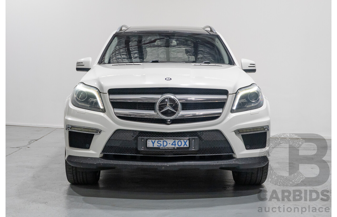 12/2013 Mercedes-Benz GL 350 Bluetec (AWD) X166 4d Wagon Polar White Turbo Diesel V6 3.0L - 7 Seater