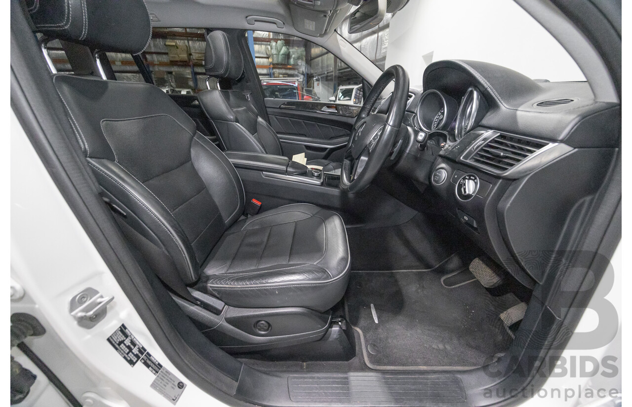 12/2013 Mercedes-Benz GL 350 Bluetec (AWD) X166 4d Wagon Polar White Turbo Diesel V6 3.0L - 7 Seater