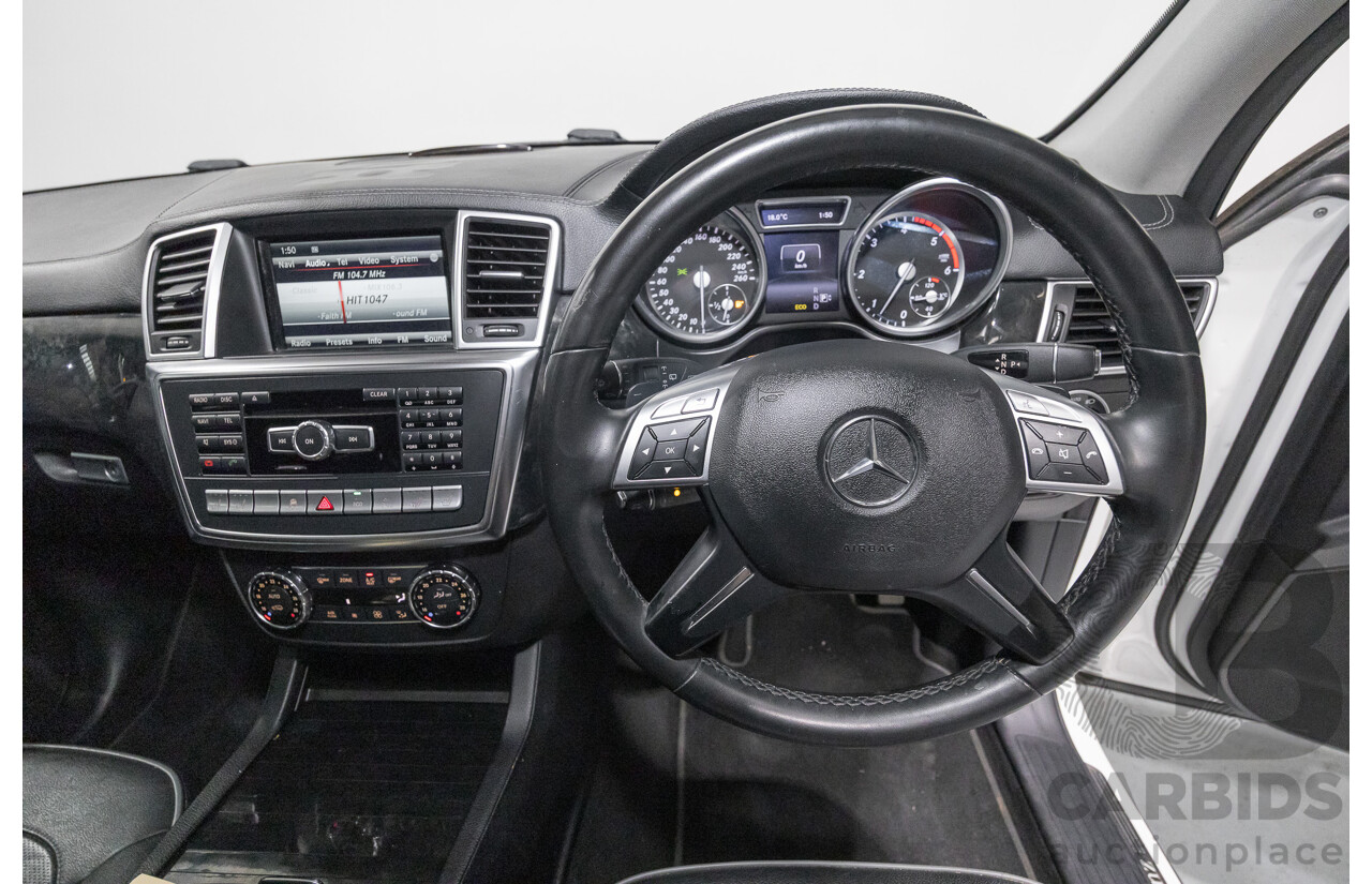 12/2013 Mercedes-Benz GL 350 Bluetec (AWD) X166 4d Wagon Polar White Turbo Diesel V6 3.0L - 7 Seater