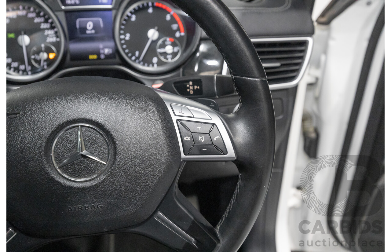 12/2013 Mercedes-Benz GL 350 Bluetec (AWD) X166 4d Wagon Polar White Turbo Diesel V6 3.0L - 7 Seater