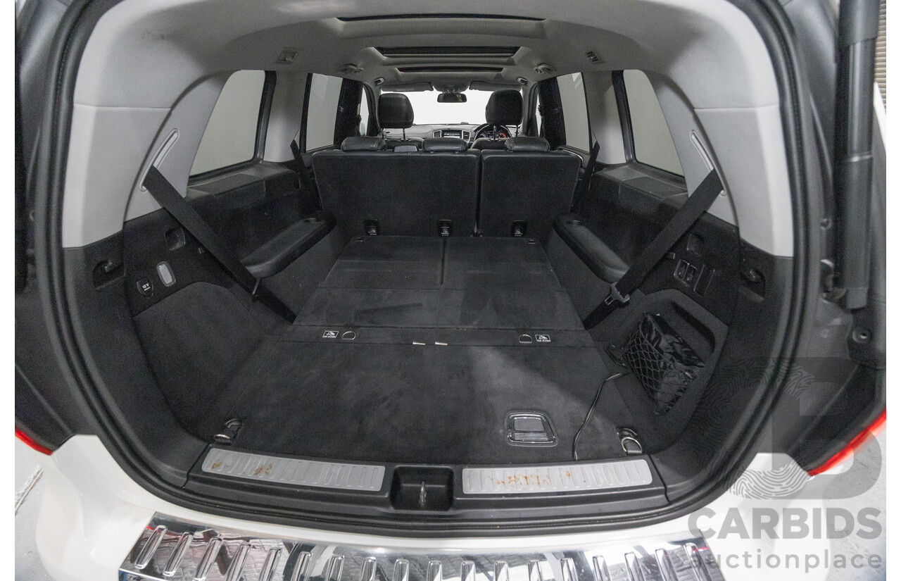 12/2013 Mercedes-Benz GL 350 Bluetec (AWD) X166 4d Wagon Polar White Turbo Diesel V6 3.0L - 7 Seater