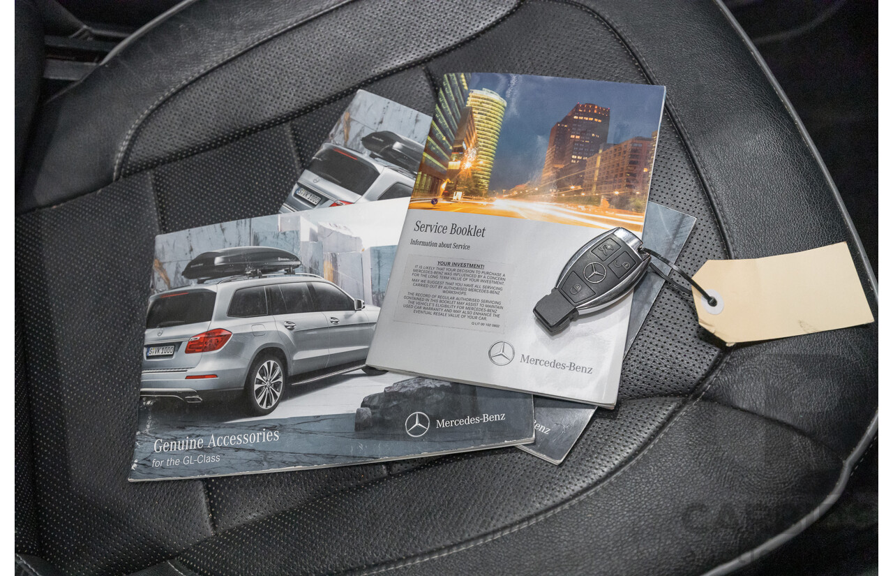 12/2013 Mercedes-Benz GL 350 Bluetec (AWD) X166 4d Wagon Polar White Turbo Diesel V6 3.0L - 7 Seater
