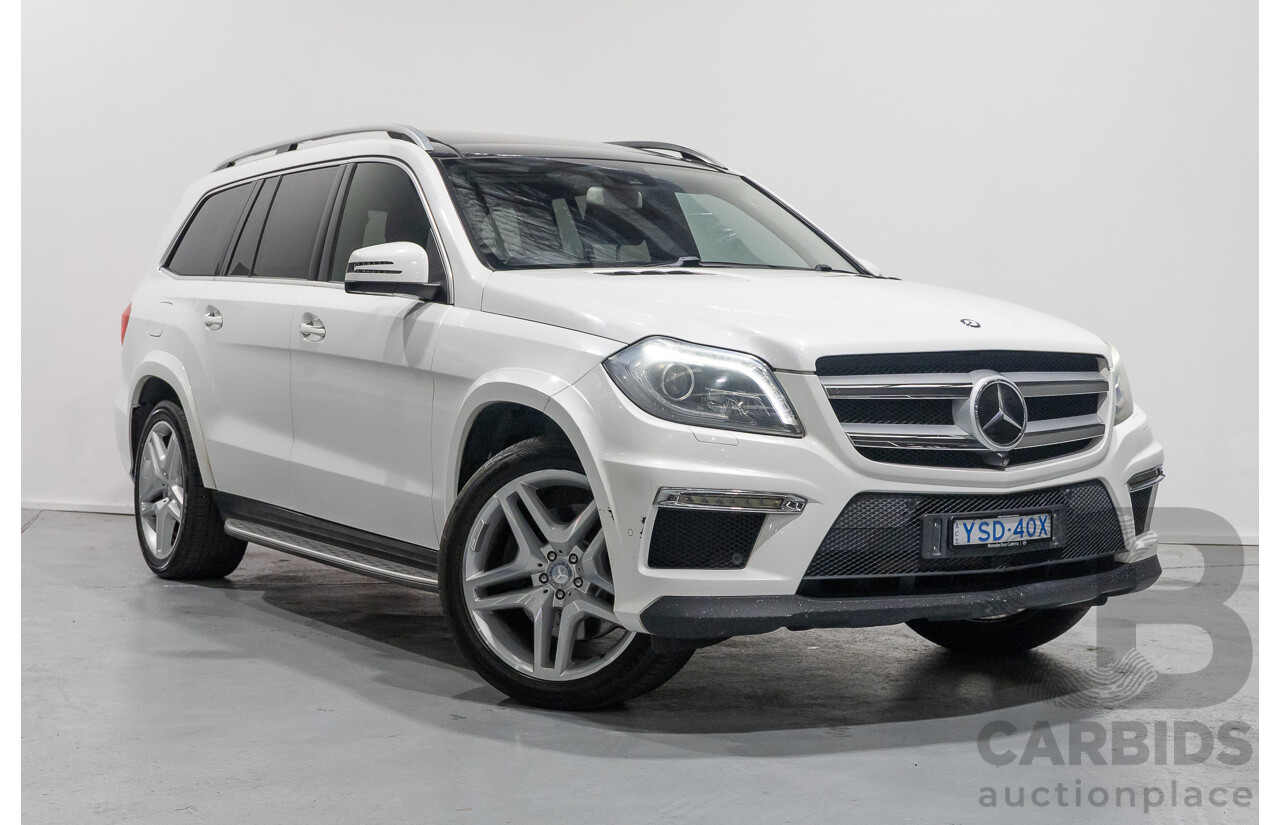 12/2013 Mercedes-Benz GL 350 Bluetec (AWD) X166 4d Wagon Polar White Turbo Diesel V6 3.0L - 7 Seater