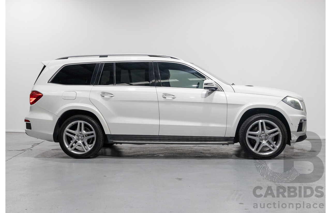12/2013 Mercedes-Benz GL 350 Bluetec (AWD) X166 4d Wagon Polar White Turbo Diesel V6 3.0L - 7 Seater
