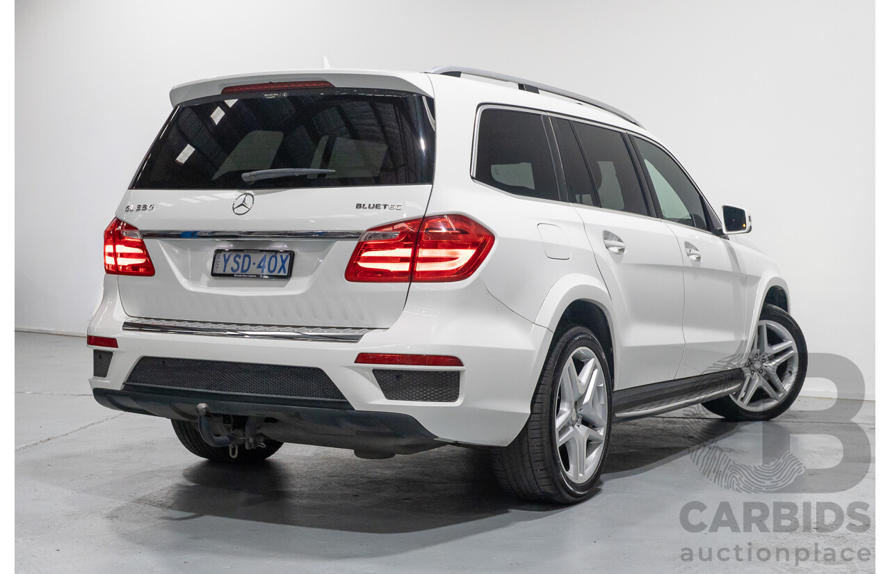 12/2013 Mercedes-Benz GL 350 Bluetec (AWD) X166 4d Wagon Polar White Turbo Diesel V6 3.0L - 7 Seater
