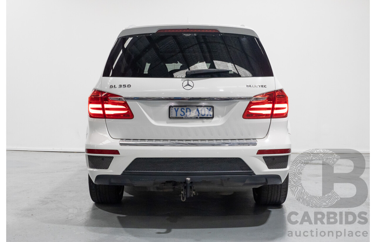 12/2013 Mercedes-Benz GL 350 Bluetec (AWD) X166 4d Wagon Polar White Turbo Diesel V6 3.0L - 7 Seater