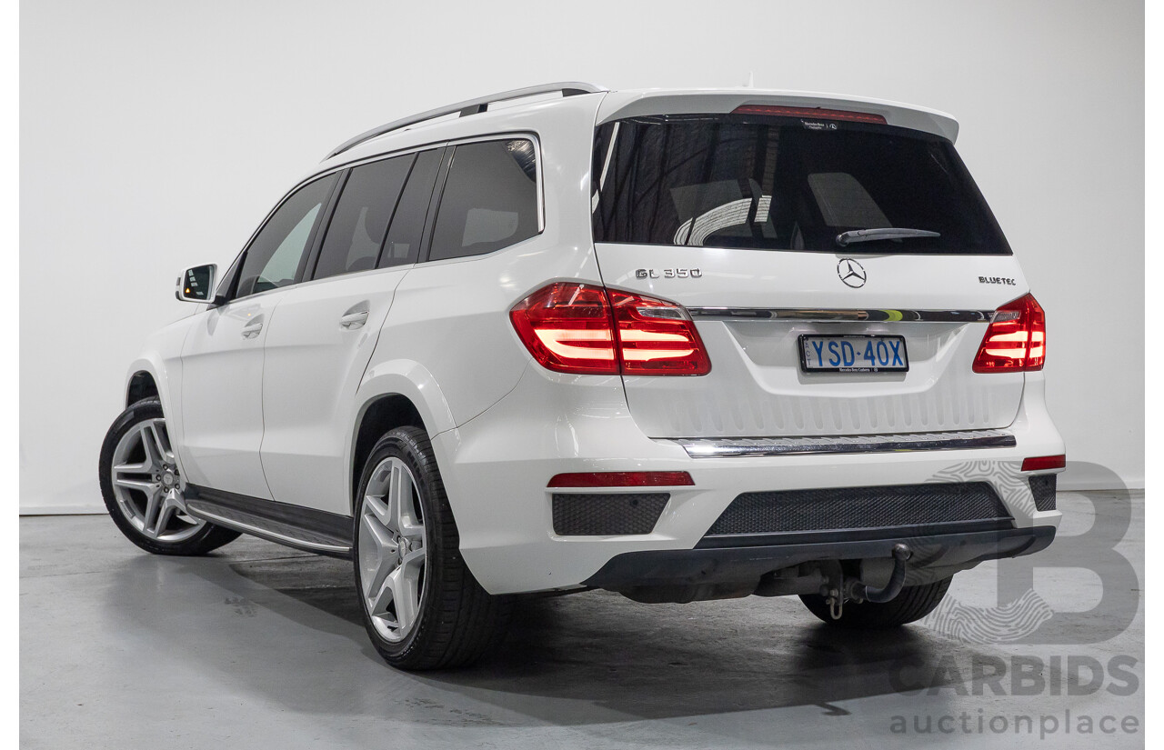 12/2013 Mercedes-Benz GL 350 Bluetec (AWD) X166 4d Wagon Polar White Turbo Diesel V6 3.0L - 7 Seater