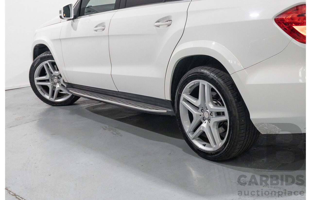 12/2013 Mercedes-Benz GL 350 Bluetec (AWD) X166 4d Wagon Polar White Turbo Diesel V6 3.0L - 7 Seater