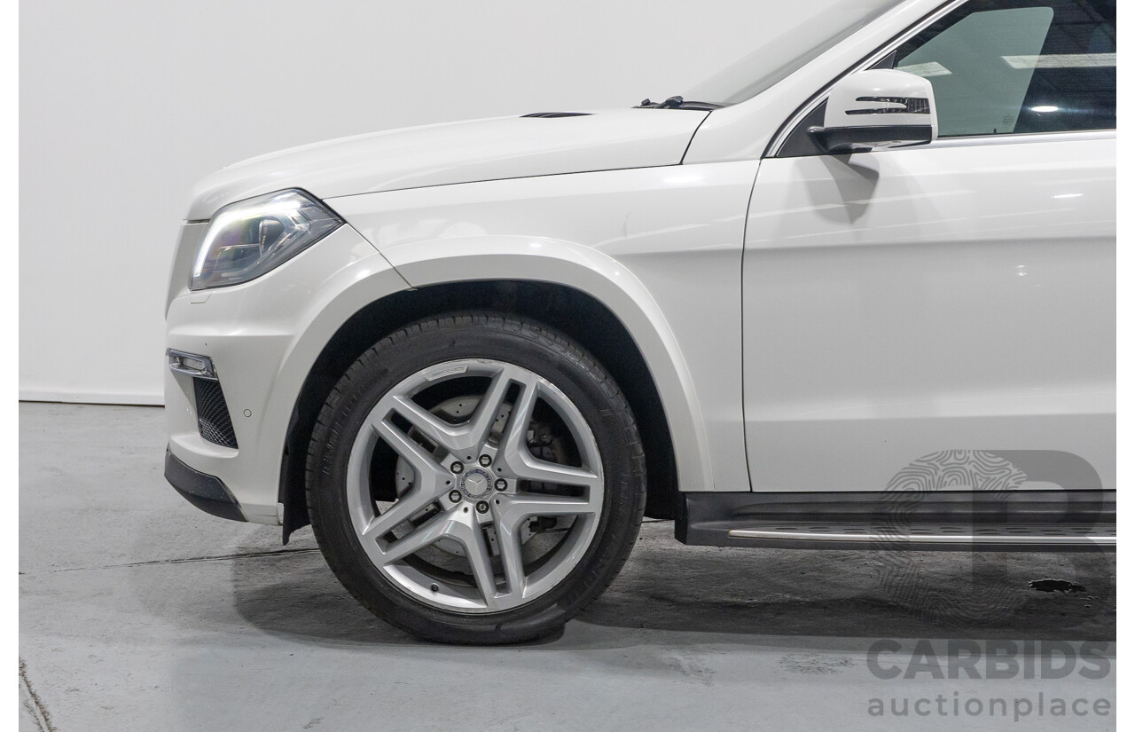 12/2013 Mercedes-Benz GL 350 Bluetec (AWD) X166 4d Wagon Polar White Turbo Diesel V6 3.0L - 7 Seater