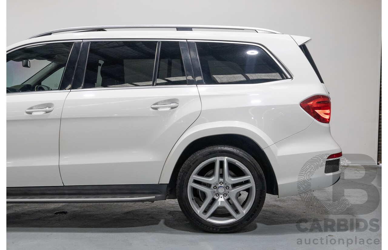 12/2013 Mercedes-Benz GL 350 Bluetec (AWD) X166 4d Wagon Polar White Turbo Diesel V6 3.0L - 7 Seater