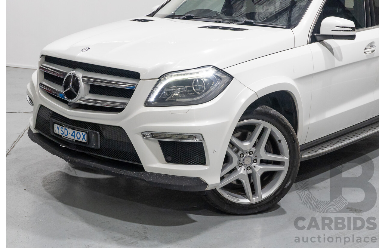 12/2013 Mercedes-Benz GL 350 Bluetec (AWD) X166 4d Wagon Polar White Turbo Diesel V6 3.0L - 7 Seater