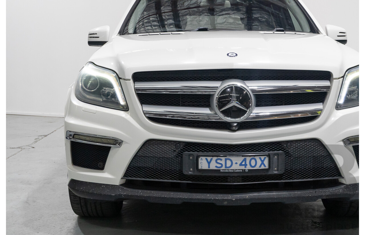 12/2013 Mercedes-Benz GL 350 Bluetec (AWD) X166 4d Wagon Polar White Turbo Diesel V6 3.0L - 7 Seater