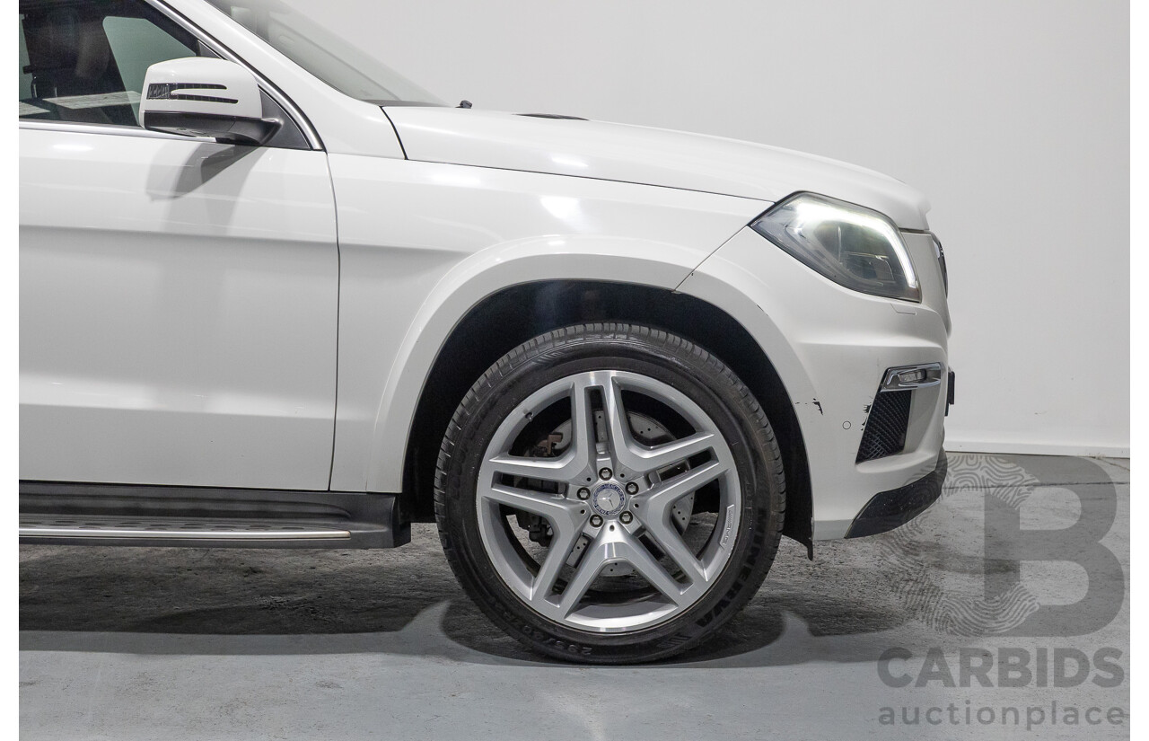 12/2013 Mercedes-Benz GL 350 Bluetec (AWD) X166 4d Wagon Polar White Turbo Diesel V6 3.0L - 7 Seater
