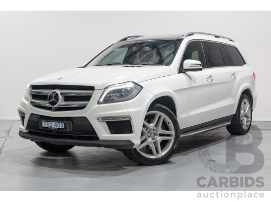 12/2013 Mercedes-Benz GL 350 Bluetec (AWD) X166 4d Wagon Polar White Turbo Diesel V6 3.0L - 7 Seater