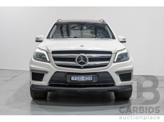 12/2013 Mercedes-Benz GL 350 Bluetec (AWD) X166 4d Wagon Polar White Turbo Diesel V6 3.0L - 7 Seater