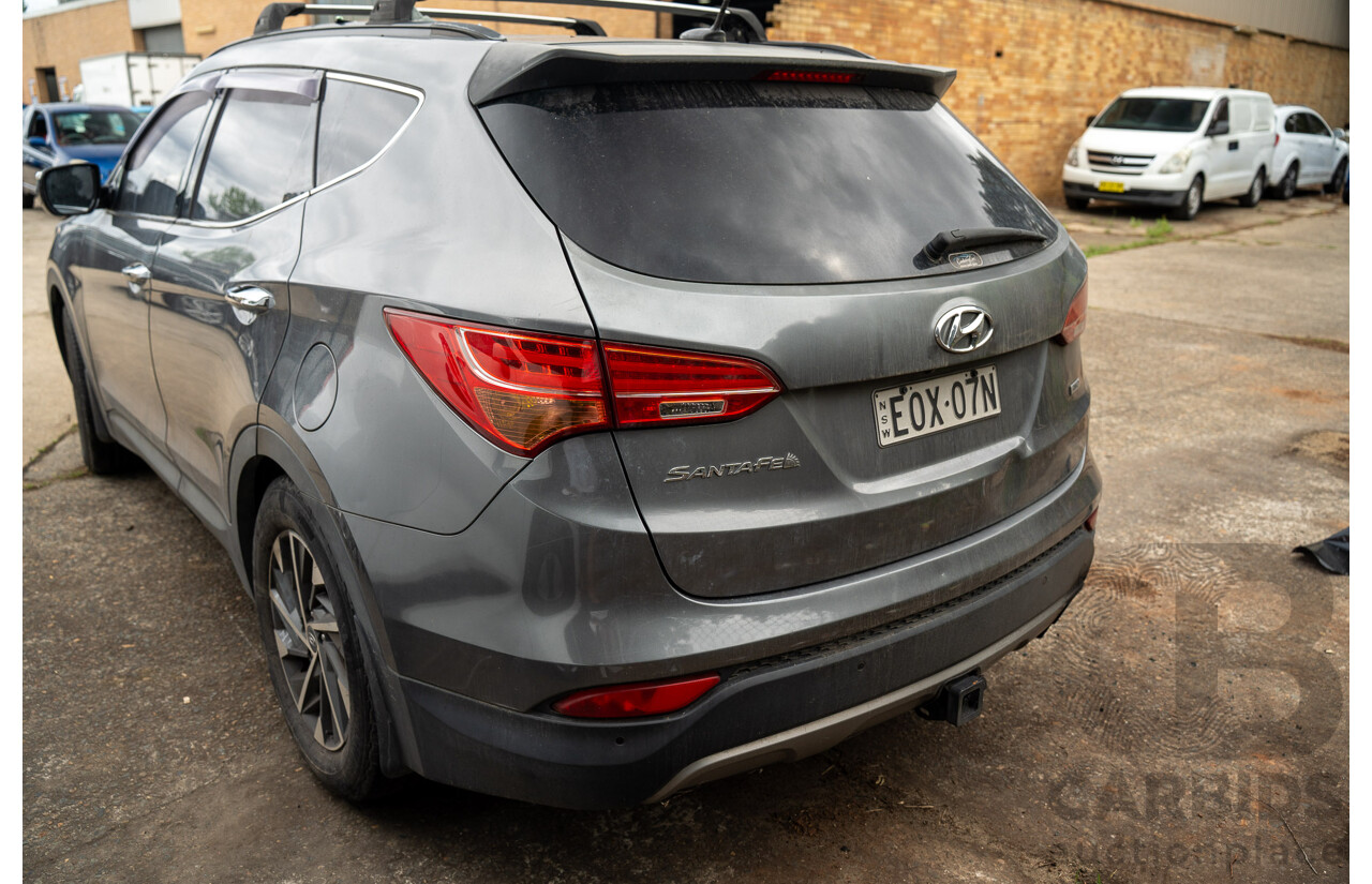 10/2012 Hyundai Santa Fe Highlander CRDi (AWD) DM 4d Wagon Silver 2.2L