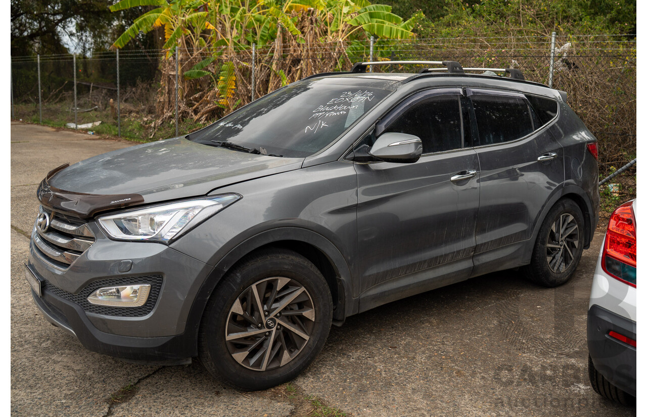 10/2012 Hyundai Santa Fe Highlander CRDi (AWD) DM 4d Wagon Silver 2.2L