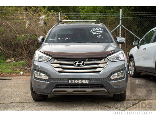 10/2012 Hyundai Santa Fe Highlander CRDi (AWD) DM 4d Wagon Silver 2.2L