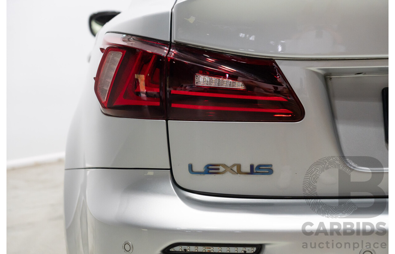 06/2010 Lexus IS F USE20R 09 Upgrade 4d Sedan Premium Silver Metallic V8 5.0L