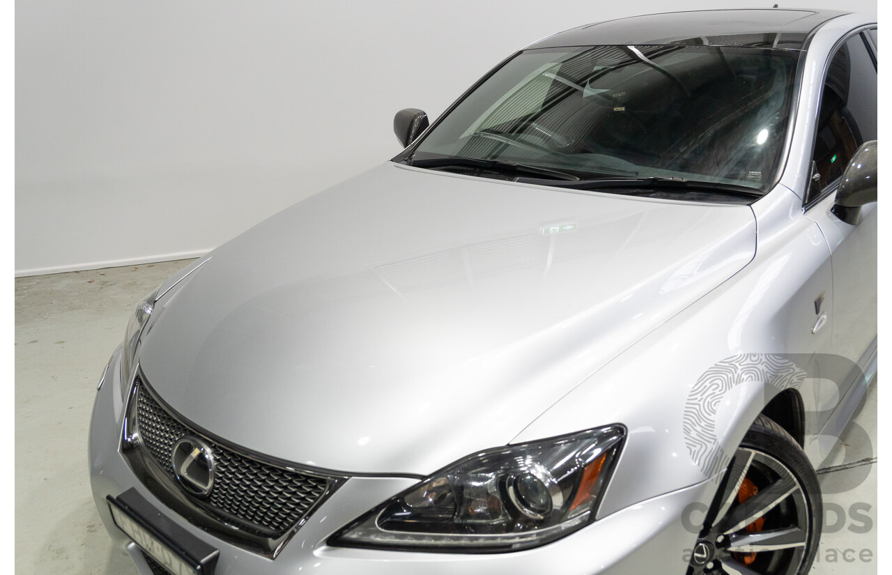 06/2010 Lexus IS F USE20R 09 Upgrade 4d Sedan Premium Silver Metallic V8 5.0L