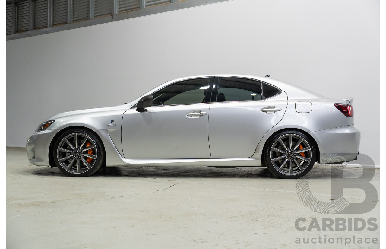 06/2010 Lexus IS F USE20R 09 Upgrade 4d Sedan Premium Silver Metallic V8 5.0L