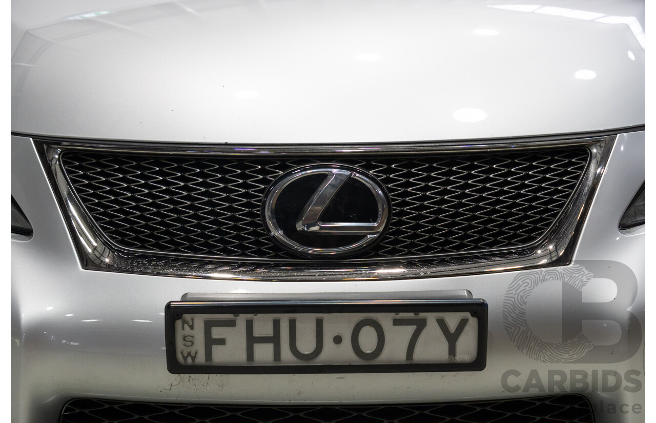06/2010 Lexus IS F USE20R 09 Upgrade 4d Sedan Premium Silver Metallic V8 5.0L