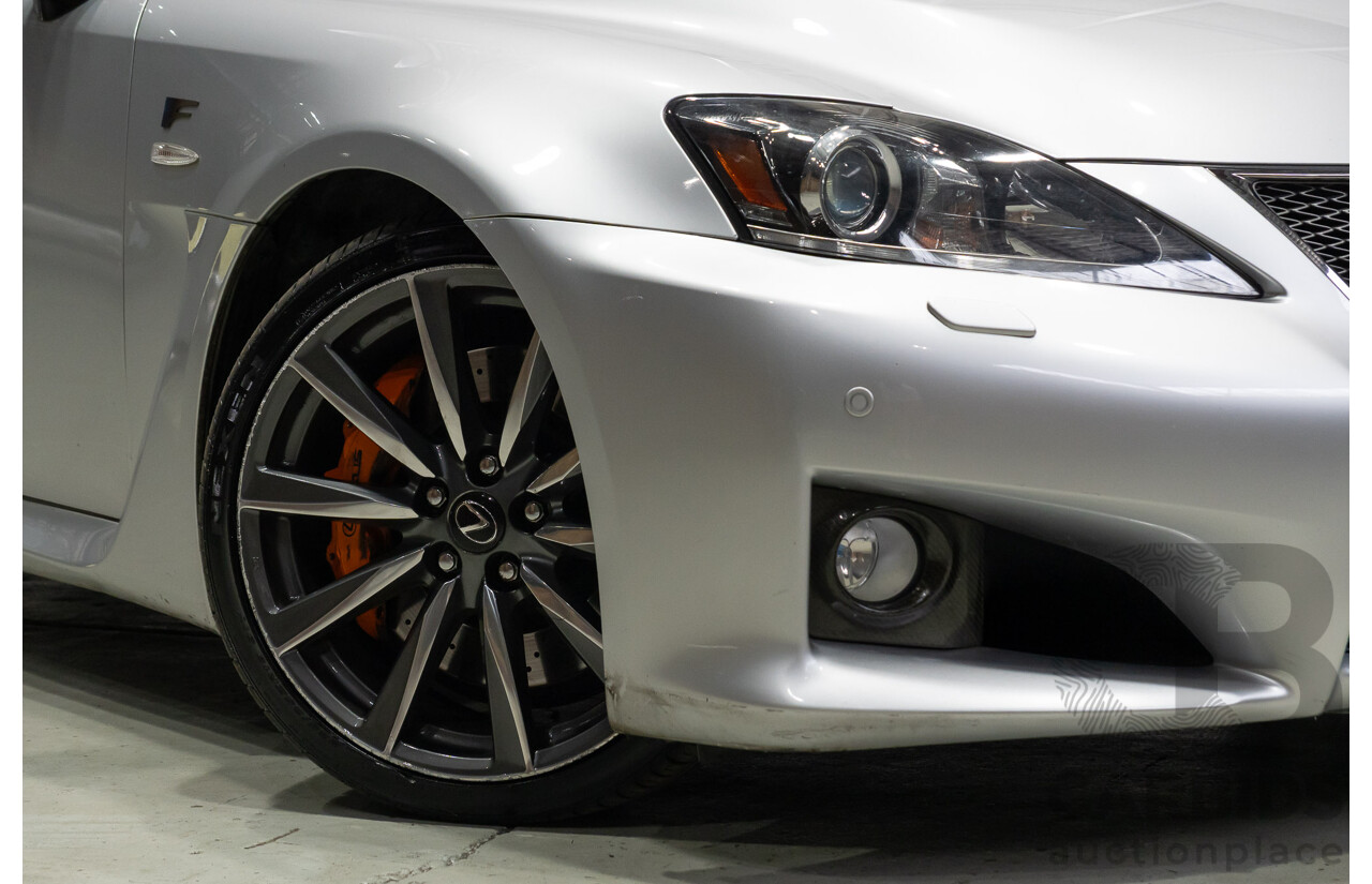 06/2010 Lexus IS F USE20R 09 Upgrade 4d Sedan Premium Silver Metallic V8 5.0L