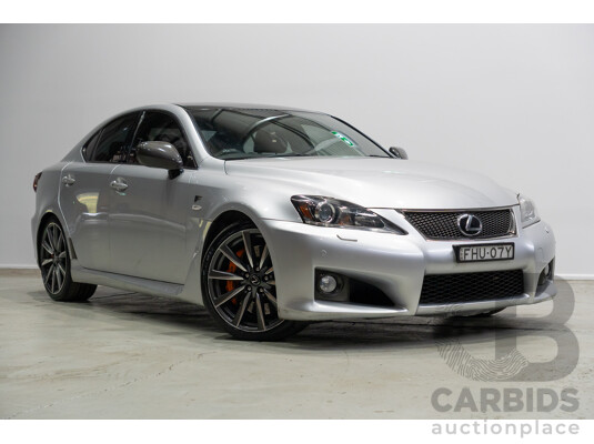 06/2010 Lexus IS F USE20R 09 Upgrade 4d Sedan Premium Silver Metallic V8 5.0L