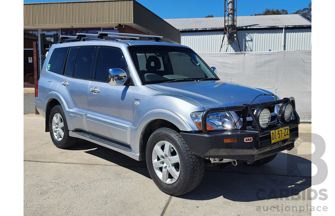 07/2004 Mitsubishi Pajero Exceed LWB (4x4) NP 4d Wagon Silver 3.8L