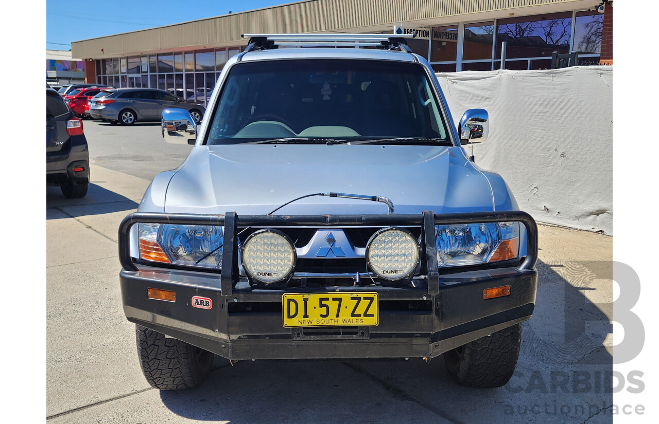 07/2004 Mitsubishi Pajero Exceed LWB (4x4) NP 4d Wagon Silver 3.8L
