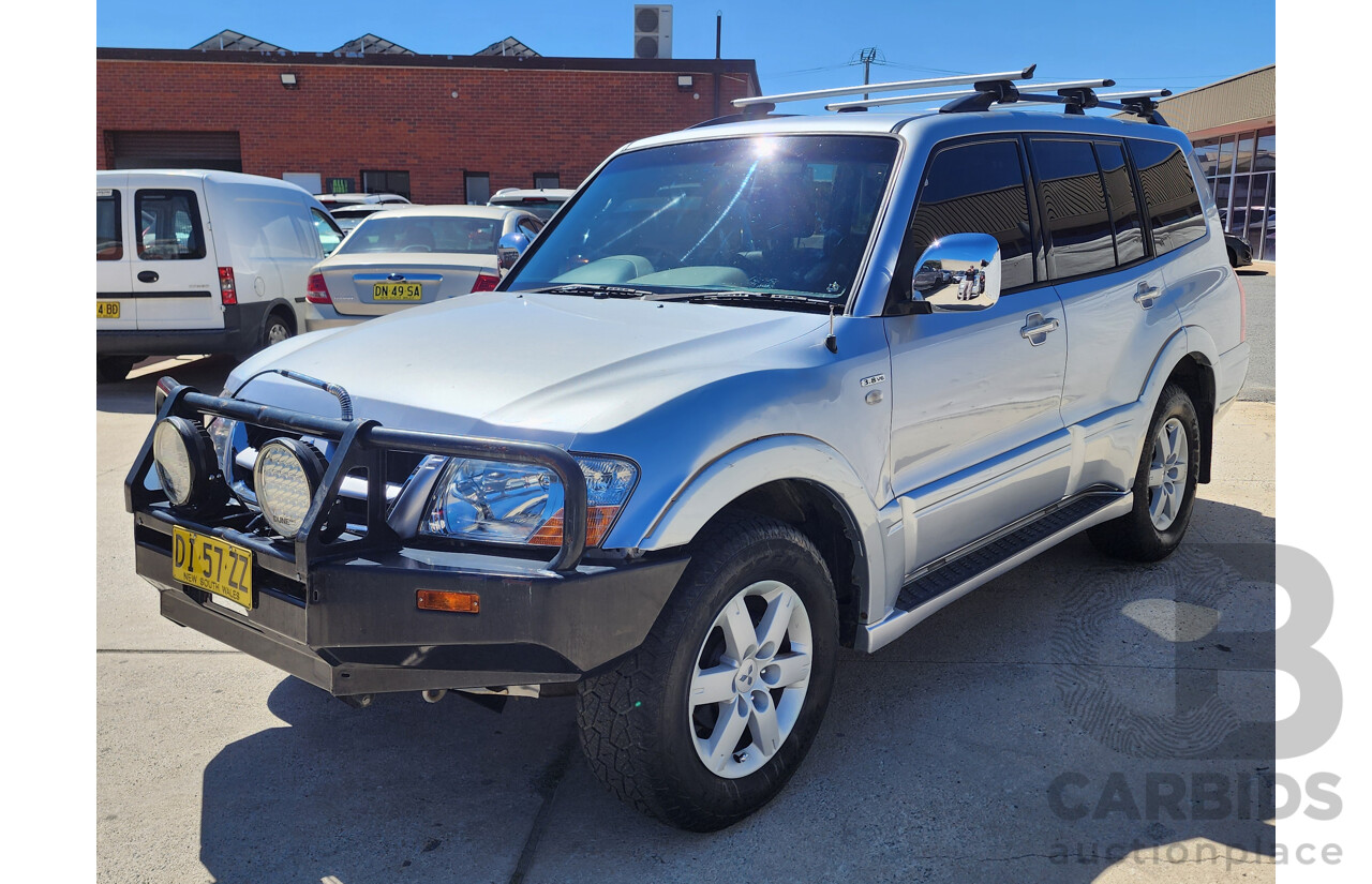 07/2004 Mitsubishi Pajero Exceed LWB (4x4) NP 4d Wagon Silver 3.8L