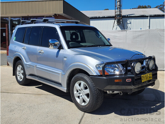 07/2004 Mitsubishi Pajero Exceed LWB (4x4) NP 4d Wagon Silver 3.8L