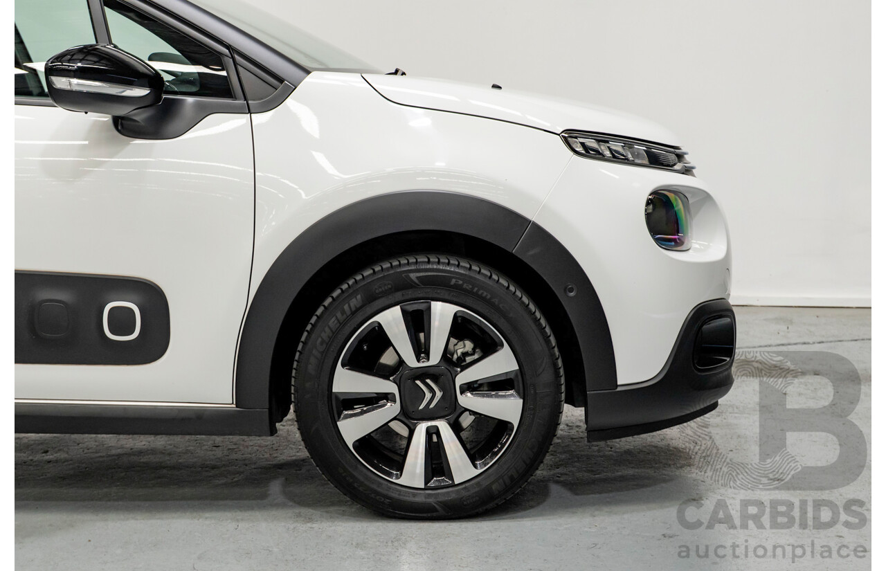 3/2020 Citroen C3 Shine B618 MY20 4d Hatchback White Turbo 1.2L