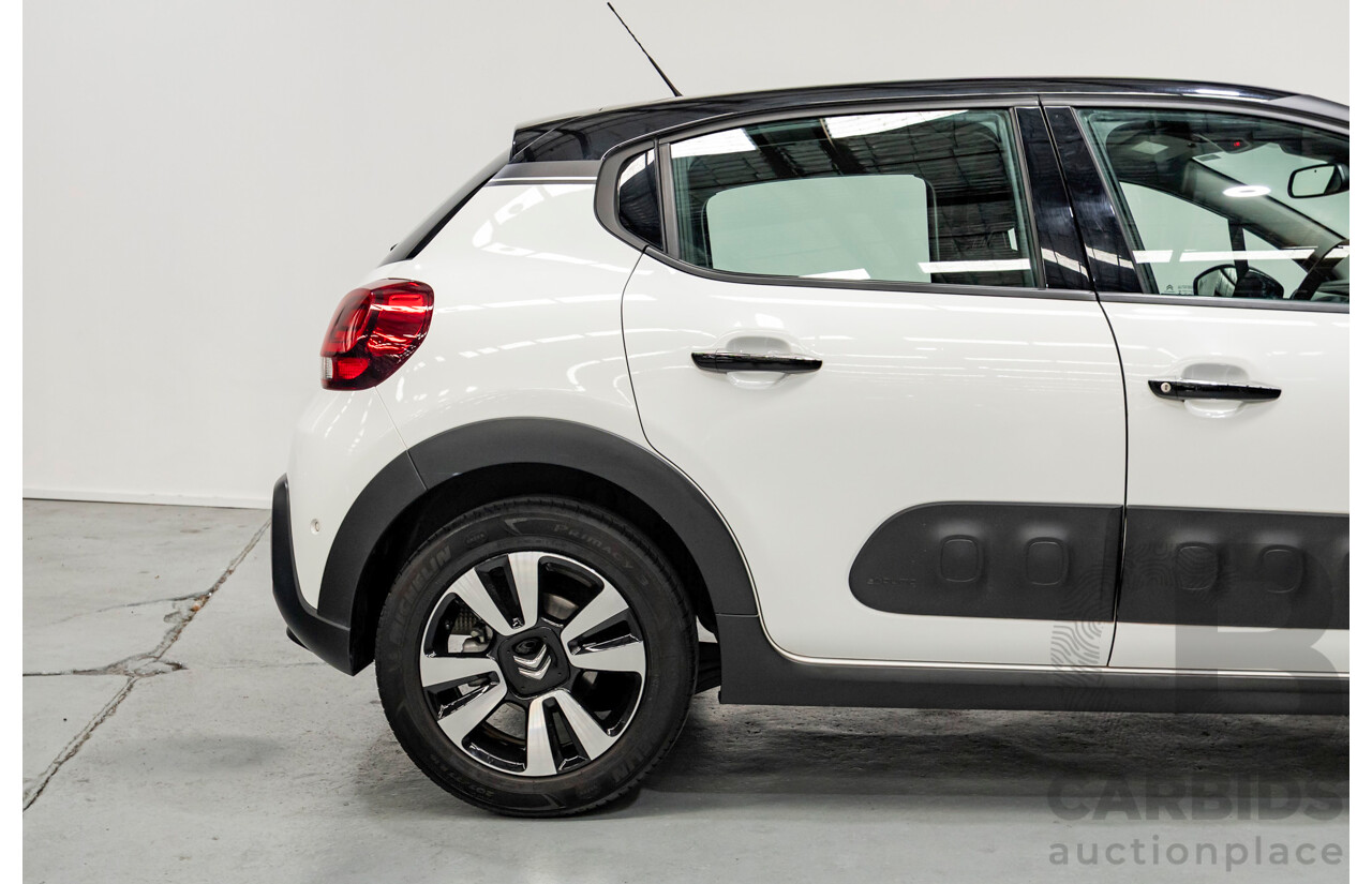 3/2020 Citroen C3 Shine B618 MY20 4d Hatchback White Turbo 1.2L