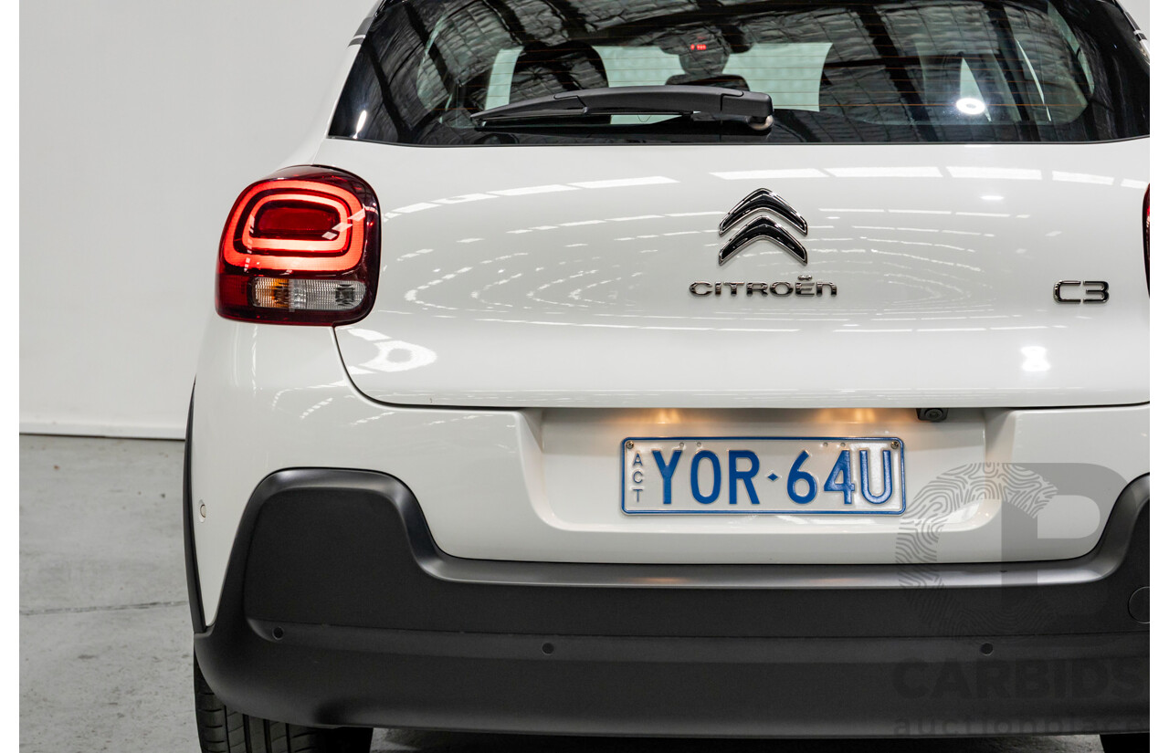 3/2020 Citroen C3 Shine B618 MY20 4d Hatchback White Turbo 1.2L