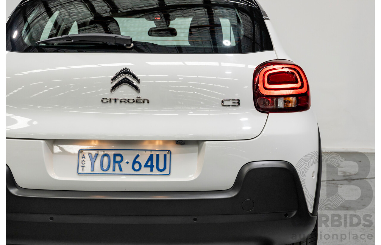 3/2020 Citroen C3 Shine B618 MY20 4d Hatchback White Turbo 1.2L