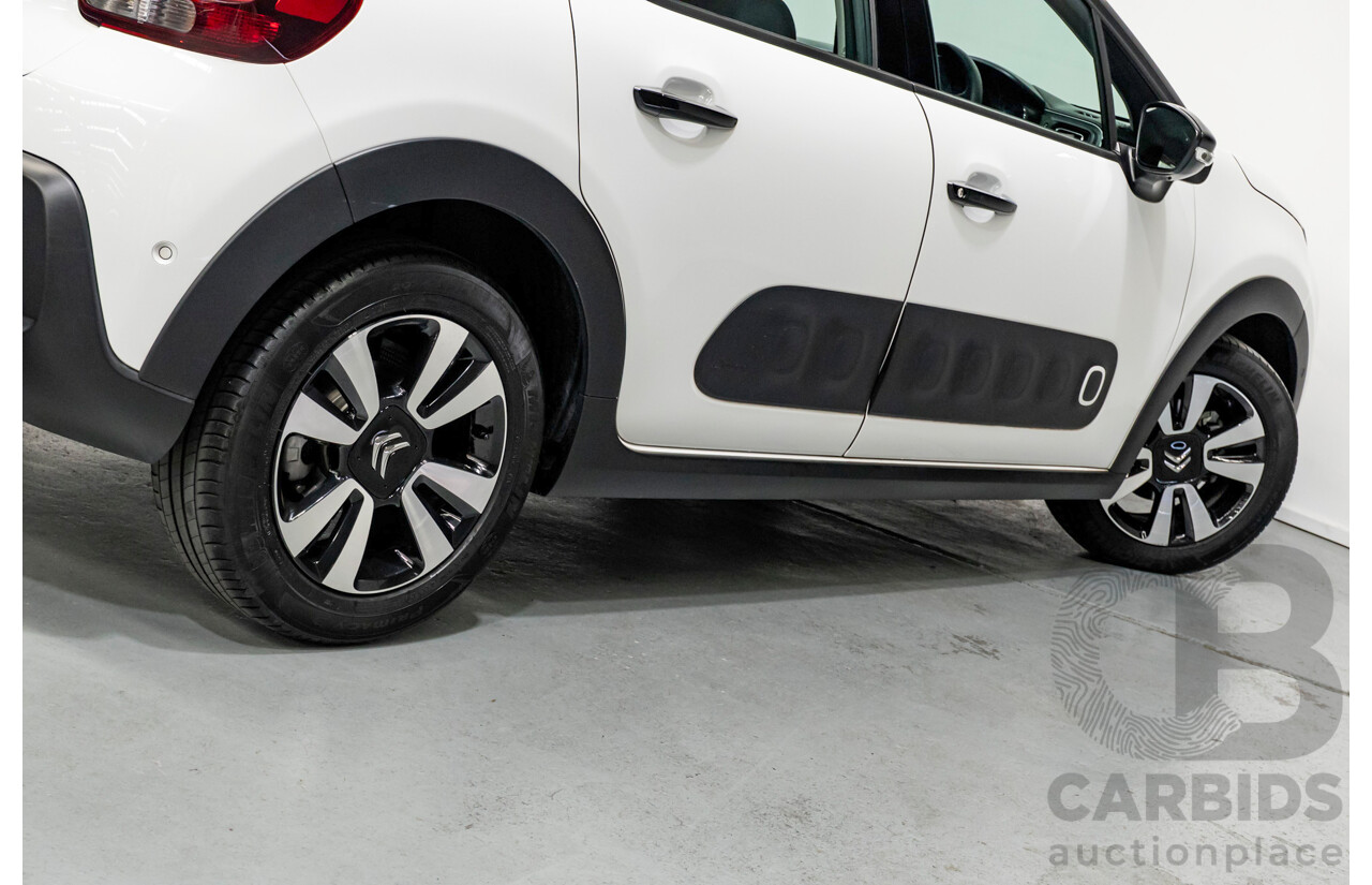 3/2020 Citroen C3 Shine B618 MY20 4d Hatchback White Turbo 1.2L