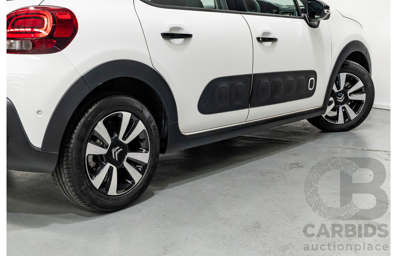 3/2020 Citroen C3 Shine B618 MY20 4d Hatchback White Turbo 1.2L