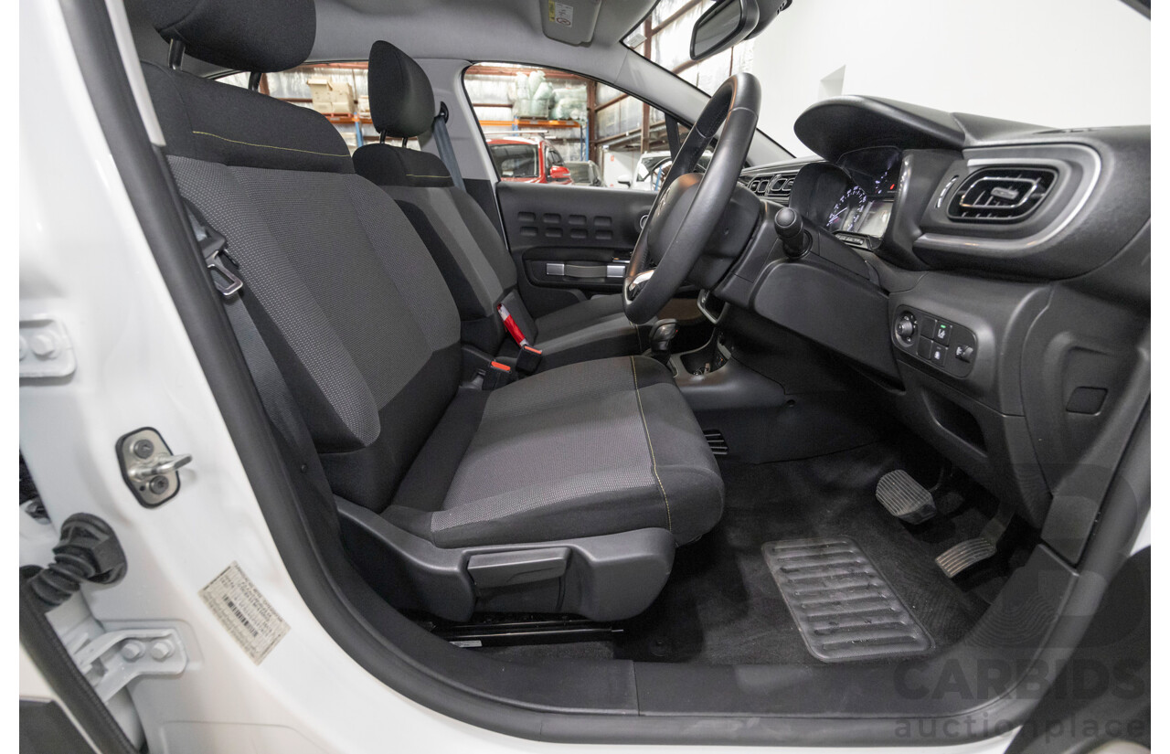 3/2020 Citroen C3 Shine B618 MY20 4d Hatchback White Turbo 1.2L