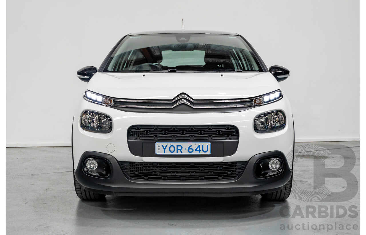 3/2020 Citroen C3 Shine B618 MY20 4d Hatchback White Turbo 1.2L