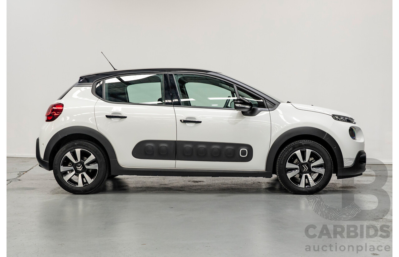 3/2020 Citroen C3 Shine B618 MY20 4d Hatchback White Turbo 1.2L