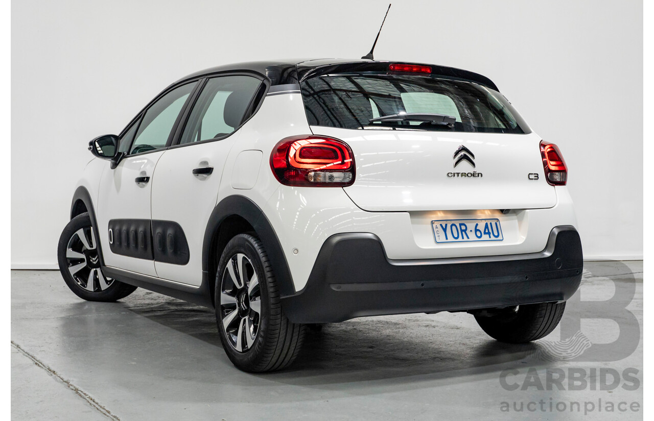 3/2020 Citroen C3 Shine B618 MY20 4d Hatchback White Turbo 1.2L