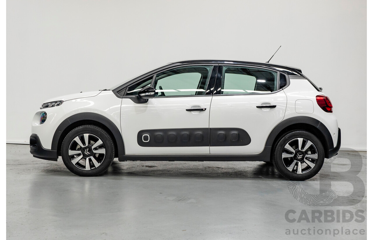 3/2020 Citroen C3 Shine B618 MY20 4d Hatchback White Turbo 1.2L